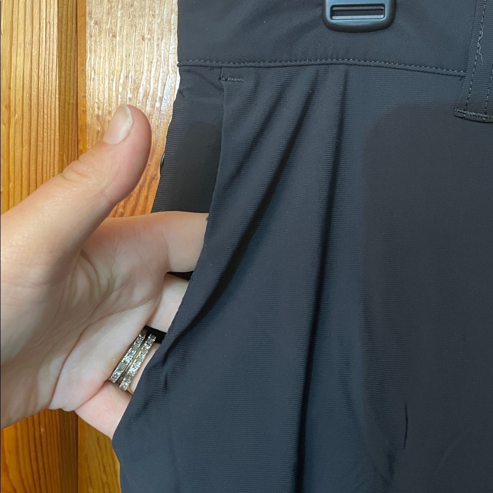 Women’s black bison ridge pants stretchy golf pants lounge pants comfy work pant - Picture 4 of 9